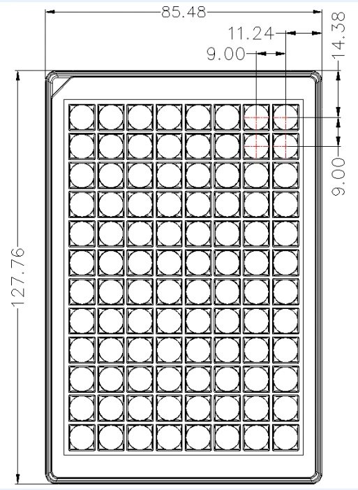 Wholesale High Quality Laboratory Consumables PP Material 96 PCR Deep Well Plate
